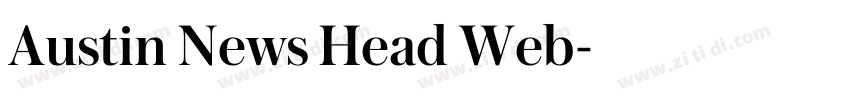 Austin News Head Web字体转换 Austin News Head Web字体转换